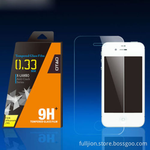 Super anti crack tempered-glass screen protector for iPhone 4/4S